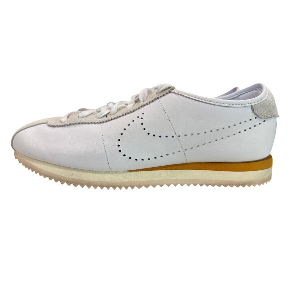Nike Women's Sz 10 Cortez LT white sneakers perforated leather upper Retro